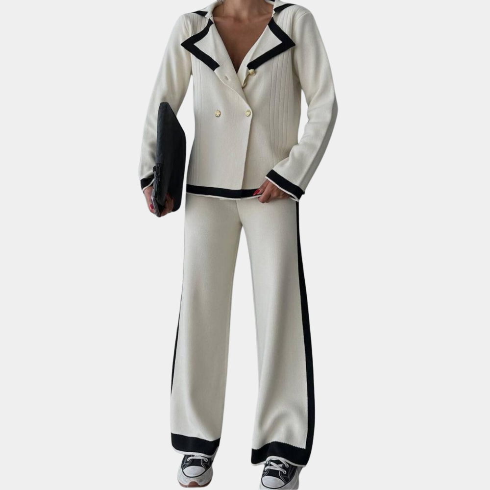 Eléna Set | Perfect Afgestemde Top en Broek voor een Moderne, Verfijnde Look