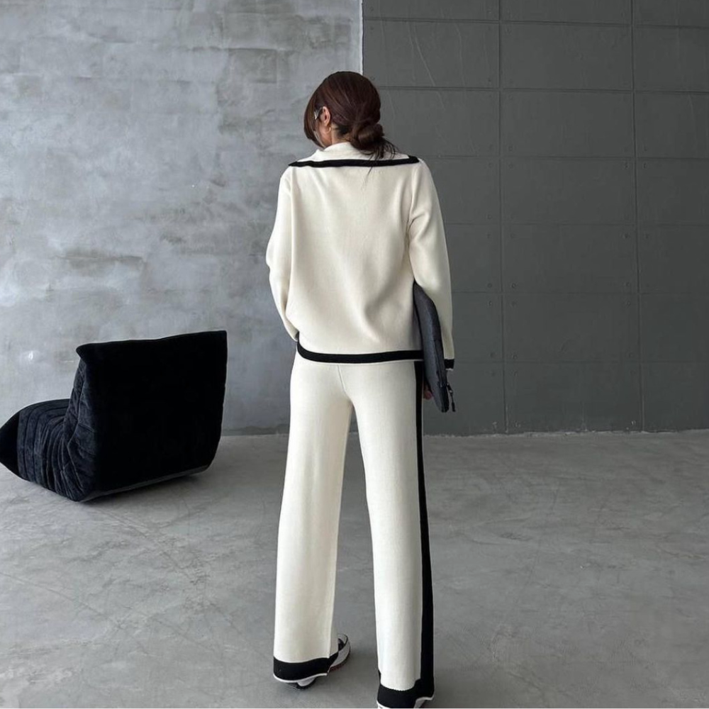 Eléna Set | Perfect Afgestemde Top en Broek voor een Moderne, Verfijnde Look