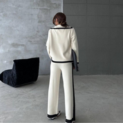 Eléna Set | Perfect Afgestemde Top en Broek voor een Moderne, Verfijnde Look