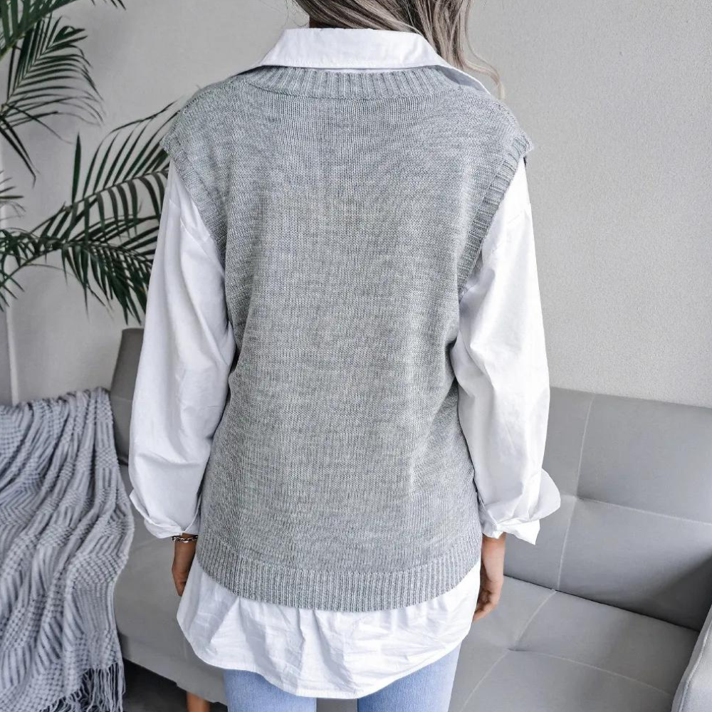 Celine Oversized Spencer | Tijdloze Stijl voor Laagjes, Licht en Comfortabel
