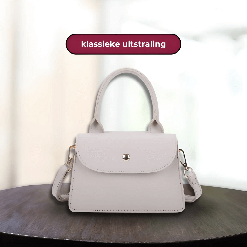 Mini handtas dames met klepsluiting, elegante crossbody tas | Bella Virelli