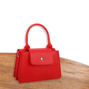 Mini handtas dames met klepsluiting, elegante crossbody tas | Bella Virelli