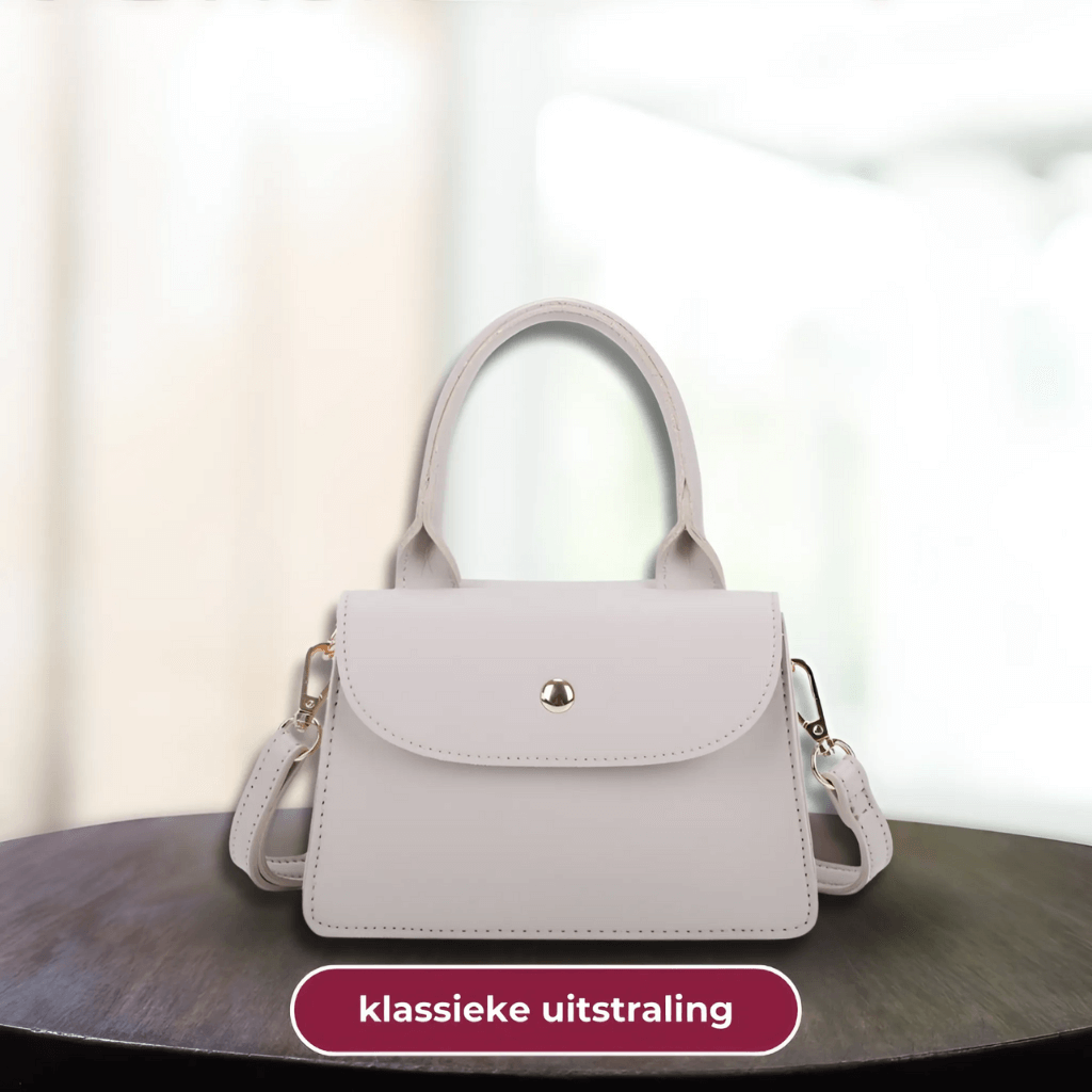 Mini handtas dames met klepsluiting, elegante crossbody tas | Bella Virelli