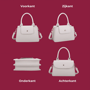 Mini handtas dames met klepsluiting, elegante crossbody tas | Bella Virelli