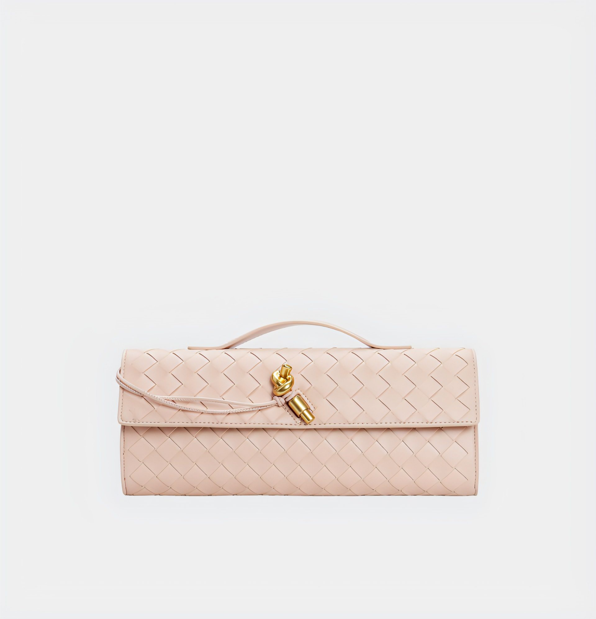 Geweven leren crossbody tas dames, luxe schoudertas | Bella Fiora
