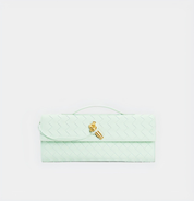 Geweven leren crossbody tas dames, luxe schoudertas | Bella Fiora