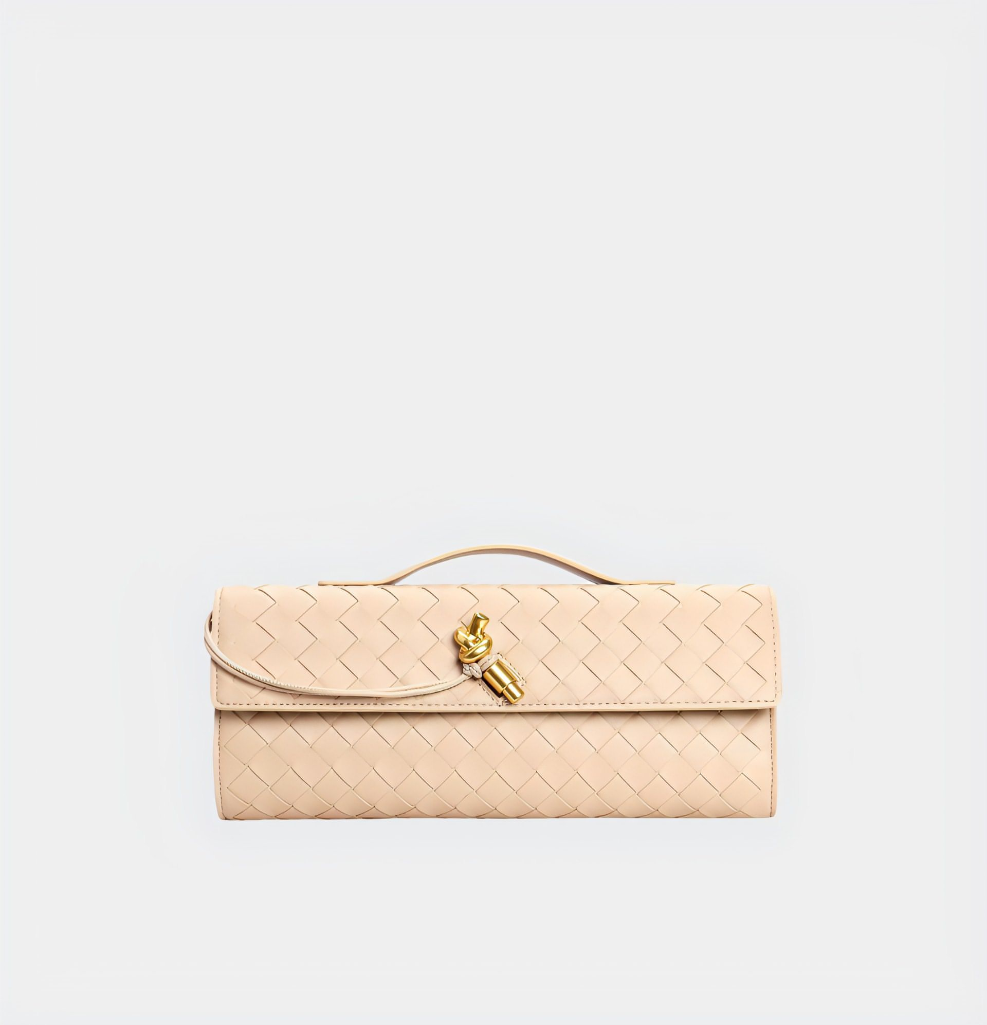 Geweven leren crossbody tas dames, luxe schoudertas | Bella Fiora