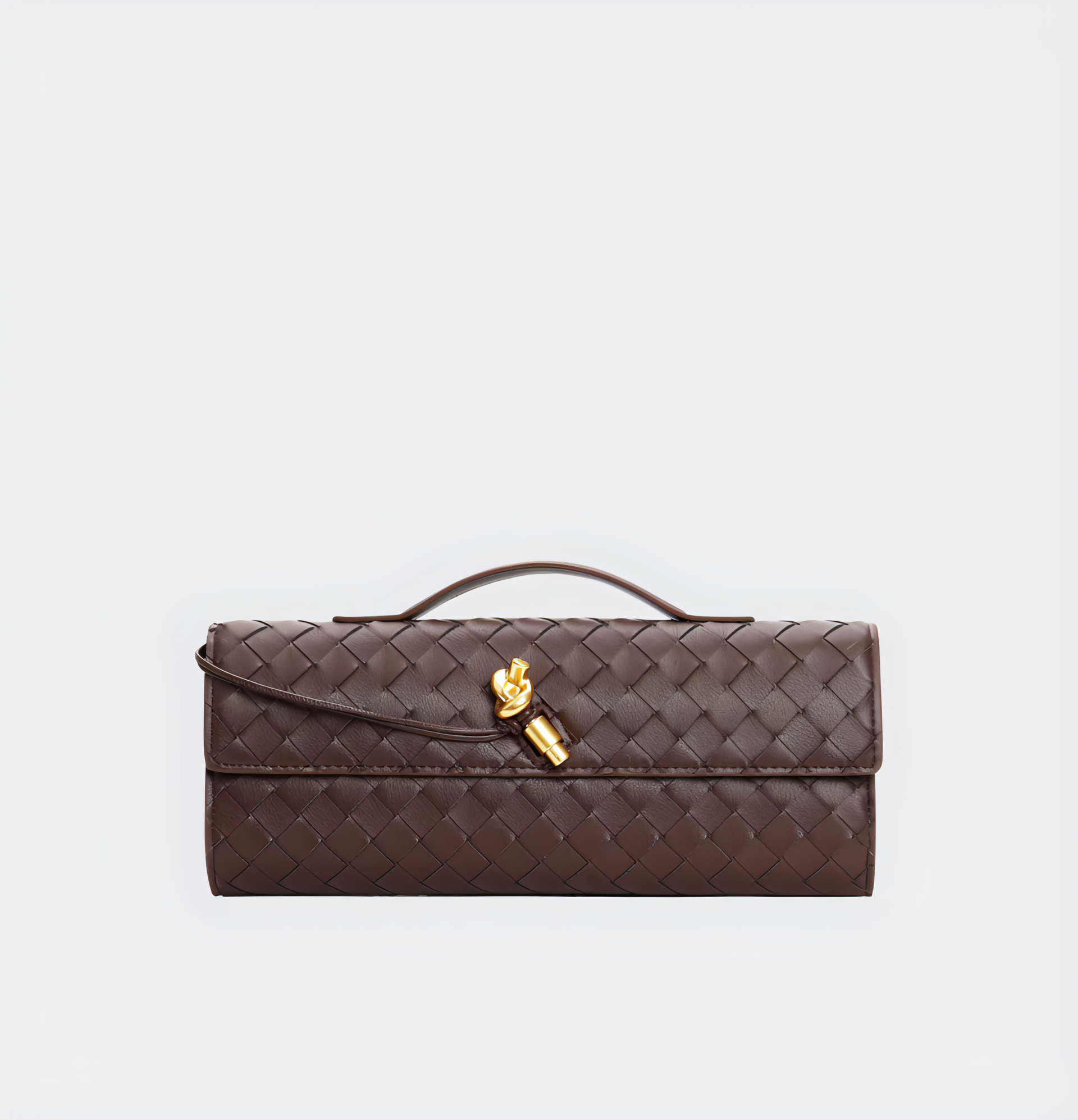 Geweven leren crossbody tas dames, luxe schoudertas | Bella Fiora