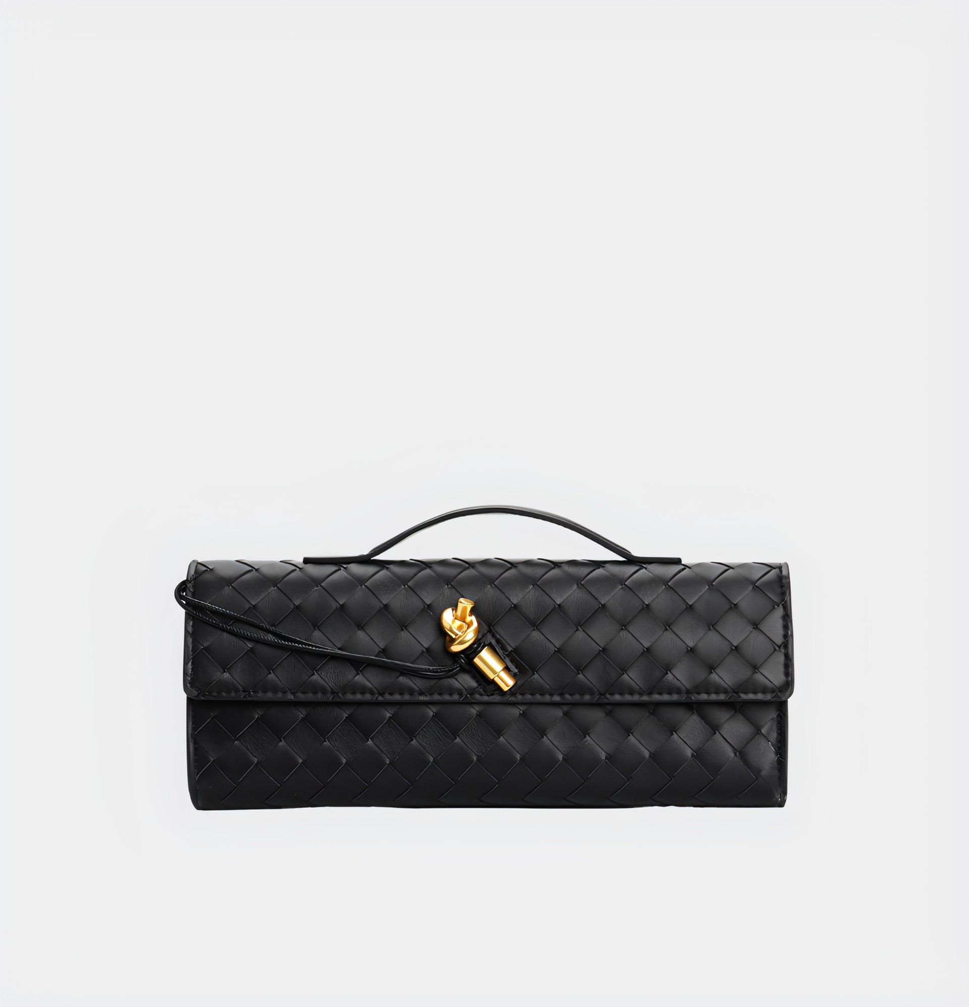Geweven leren crossbody tas dames, luxe schoudertas | Bella Fiora