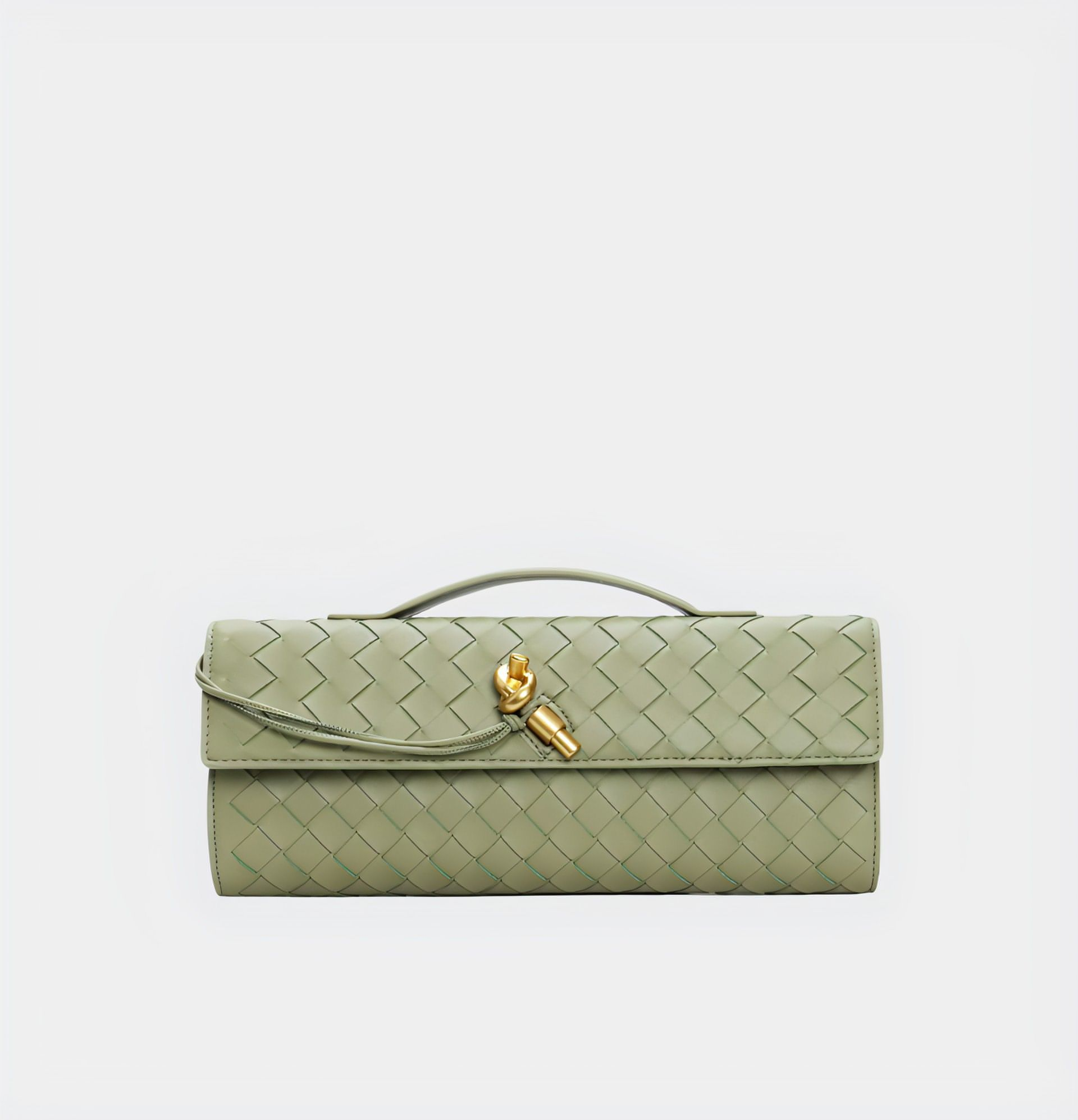 Geweven leren crossbody tas dames, luxe schoudertas | Bella Fiora