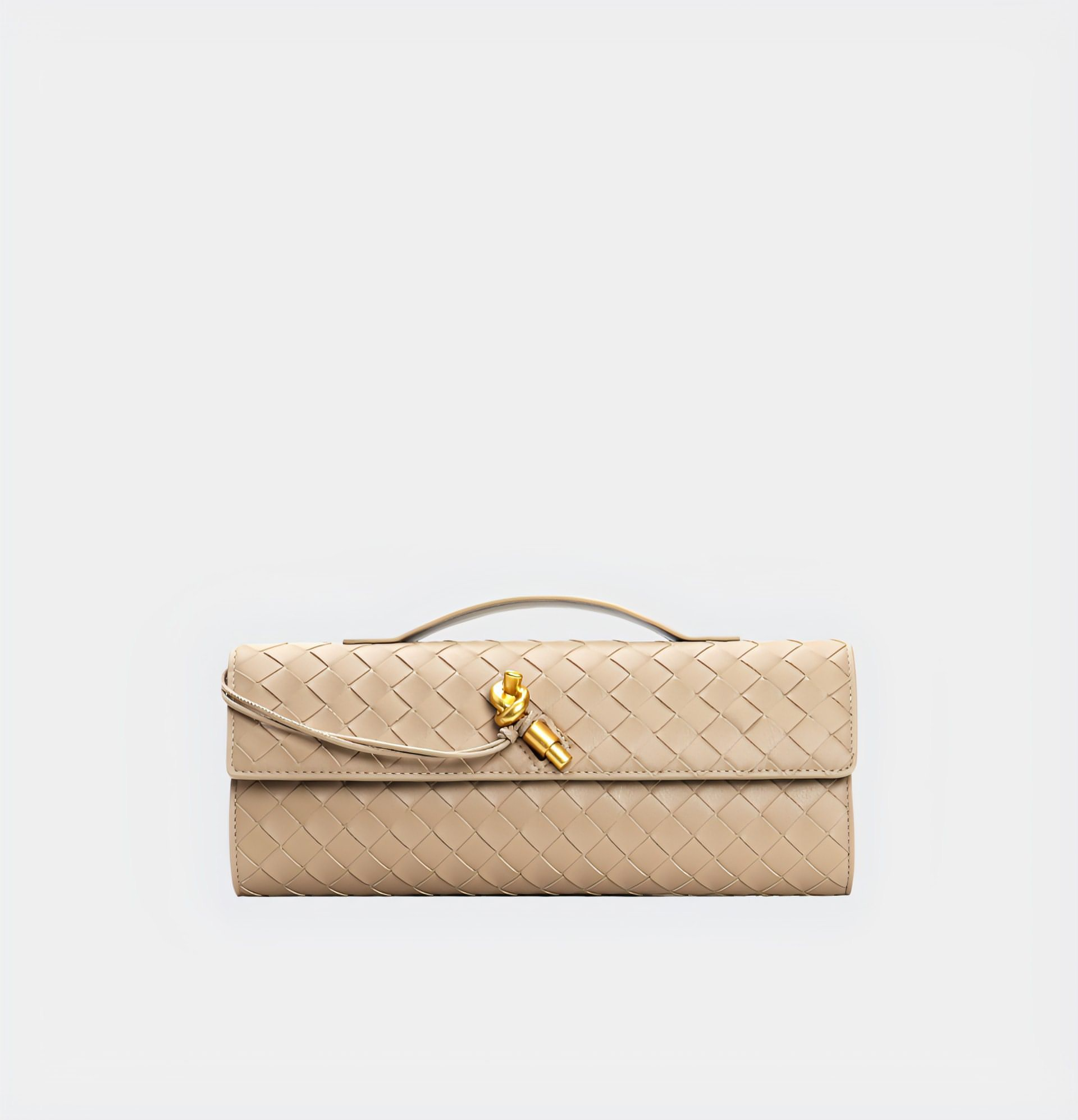 Geweven leren crossbody tas dames, luxe schoudertas | Bella Fiora