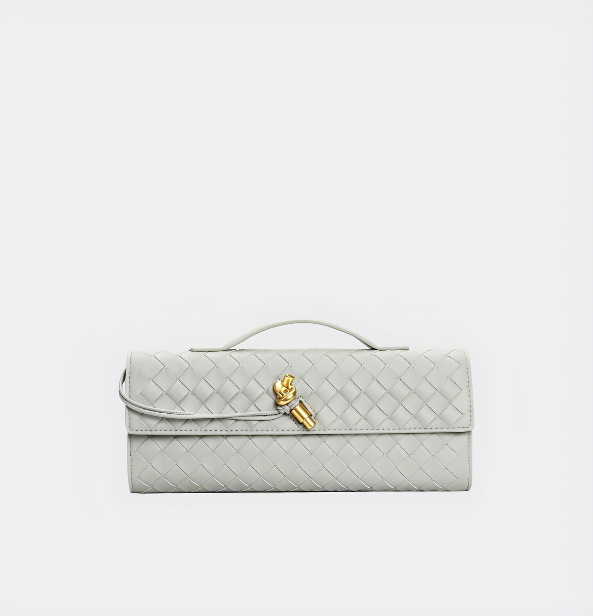 Geweven leren crossbody tas dames, luxe schoudertas | Bella Fiora