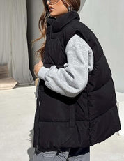 Allegra Dames Puffer Bodywarmer – Lichtgewicht Gewatteerd Vest met Stijlvol Silhouet