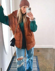 Allegra Dames Puffer Bodywarmer – Lichtgewicht Gewatteerd Vest met Stijlvol Silhouet