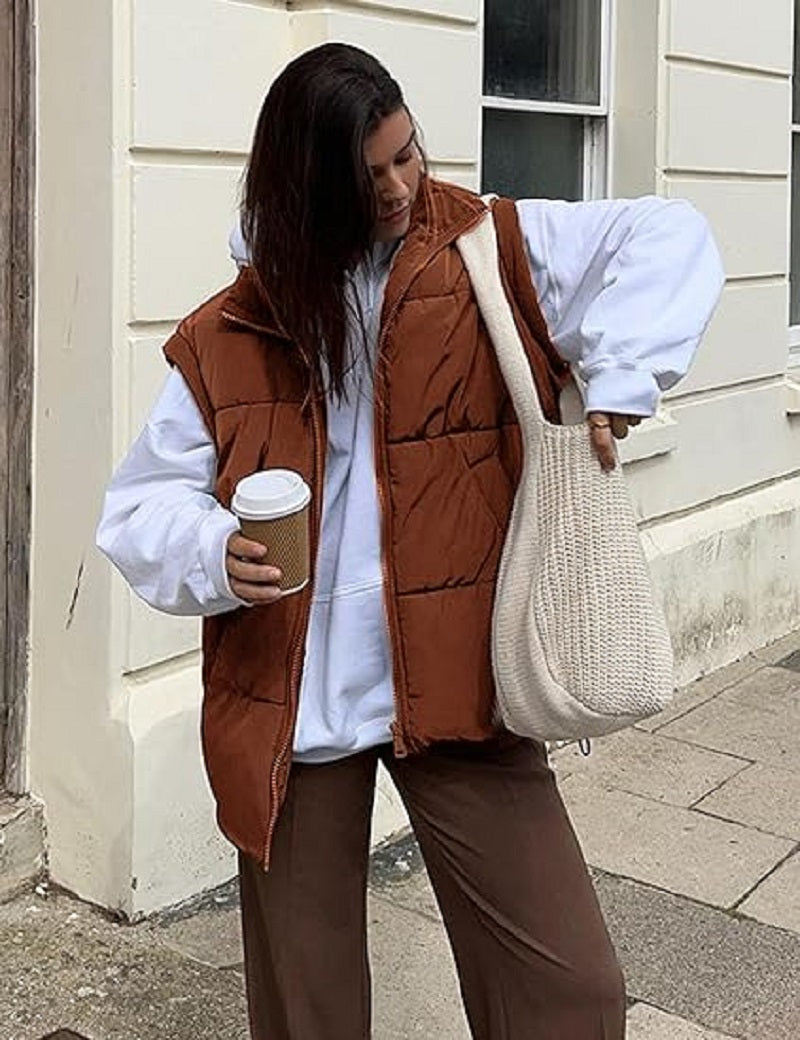 Allegra Dames Puffer Bodywarmer – Lichtgewicht Gewatteerd Vest met Stijlvol Silhouet