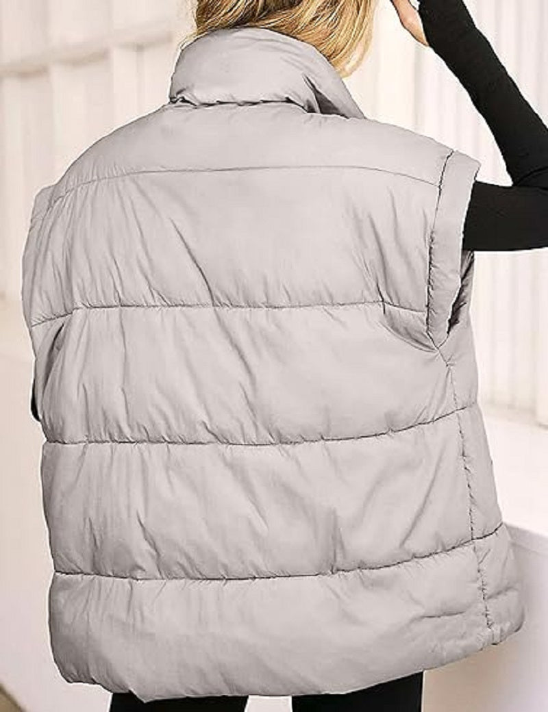 Allegra Dames Puffer Bodywarmer – Lichtgewicht Gewatteerd Vest met Stijlvol Silhouet