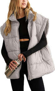 Allegra Dames Puffer Bodywarmer – Lichtgewicht Gewatteerd Vest met Stijlvol Silhouet