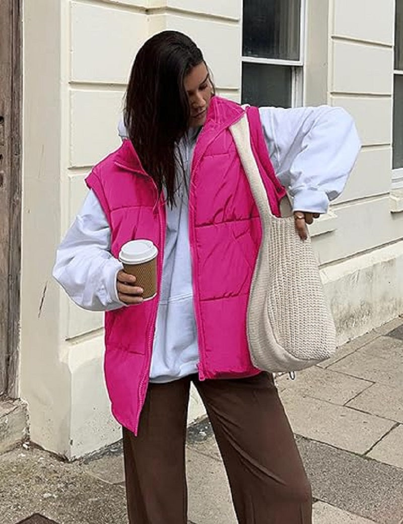 Allegra Dames Puffer Bodywarmer – Lichtgewicht Gewatteerd Vest met Stijlvol Silhouet