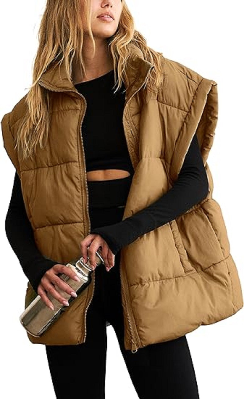 Allegra Dames Puffer Bodywarmer – Lichtgewicht Gewatteerd Vest met Stijlvol Silhouet