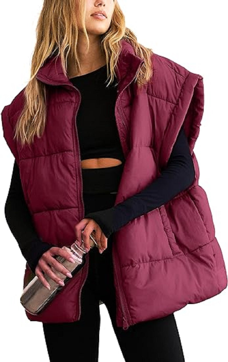 Allegra Dames Puffer Bodywarmer – Lichtgewicht Gewatteerd Vest met Stijlvol Silhouet