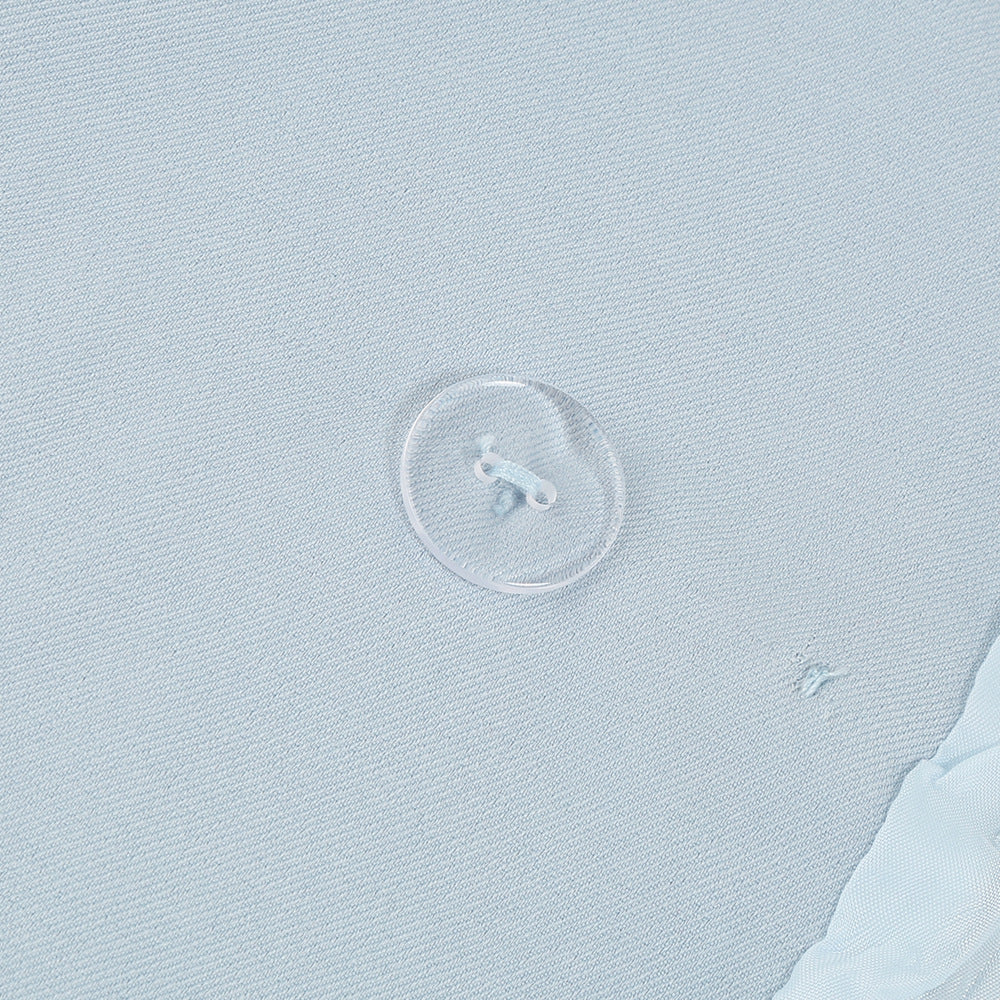 Gianna Blazer mini jurk dames – korte blazerjurk met ceintuur en gouden knopen