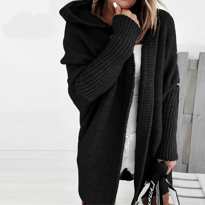 Carla Cardigan | Zachte Oversized Dames Vest met Capuchon