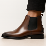 Dario Pontini | Walker Chelsea Boots van Leer