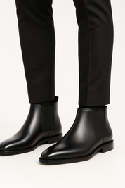 Dario Pontini | Walker Chelsea Boots van Leer