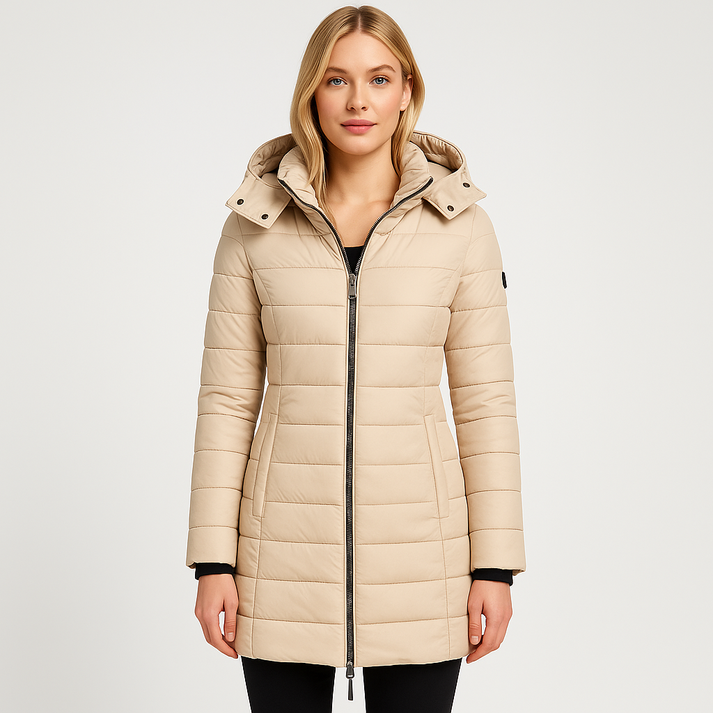 Sienna Dubois | Luxe Lange Winterjas met Capuchon