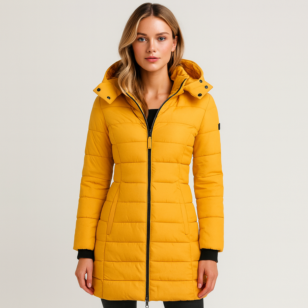 Sienna Dubois | Luxe Lange Winterjas met Capuchon