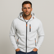 Lorenzo Valenti hoodie | Wollen Heren Hoodie Vest Met Rits
