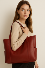 Giulia Ravelli | Luxe Bruine Leren Dames Tas