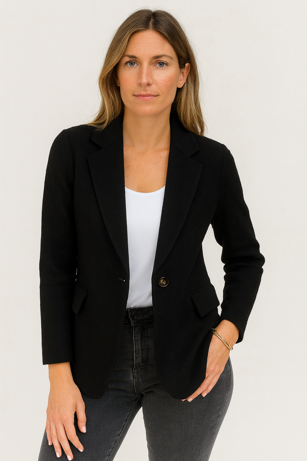 Giulia Ravelli | Luxe Wolmix Damesjas met Tijdloze Elegantie