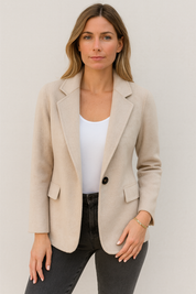 Giulia Ravelli | Luxe Wolmix Damesjas met Tijdloze Elegantie