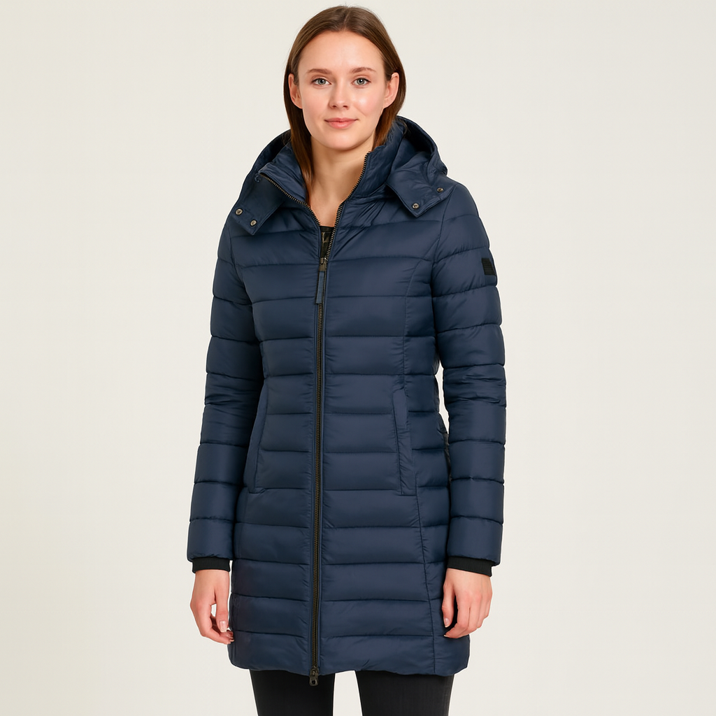 Sienna Dubois | Luxe Lange Winterjas met Capuchon