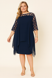 Giulia Bellanova | Stijlvolle Midi Jurk in Plus Size