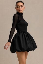 Luxe Mini-Jurk met Pofrok - Glamoureus met Vrouwelijke Flair - Belina