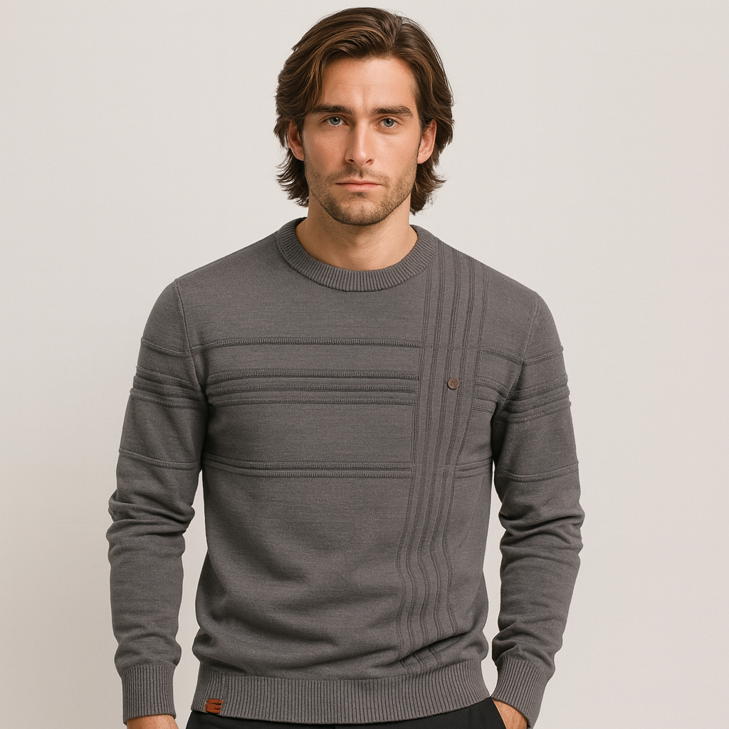 Alessandro Vitale | Luxe Fijngebreide Heren Trui