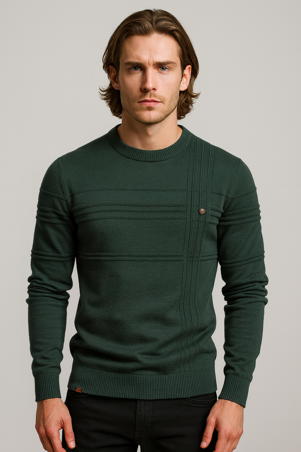 Alessandro Vitale | Luxe Fijngebreide Heren Trui