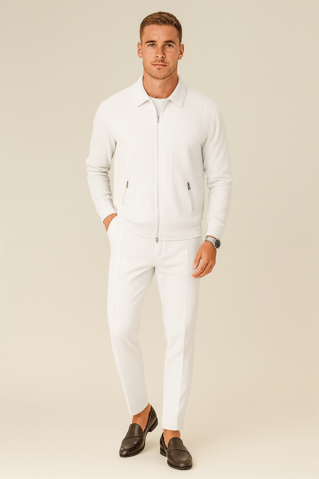 Alessio Romano | Luxe Heren Trainingspak met Moderne Pasvorm