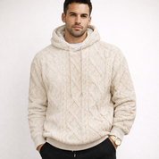 Luca Ferraro | Heren Gebreide Fleece Hoodie