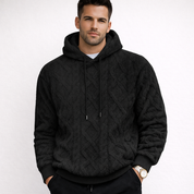 Luca Ferraro | Heren Gebreide Fleece Hoodie