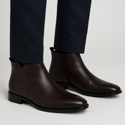 Diego Moretti | Klassieke Retro Leren Herenlaarzen