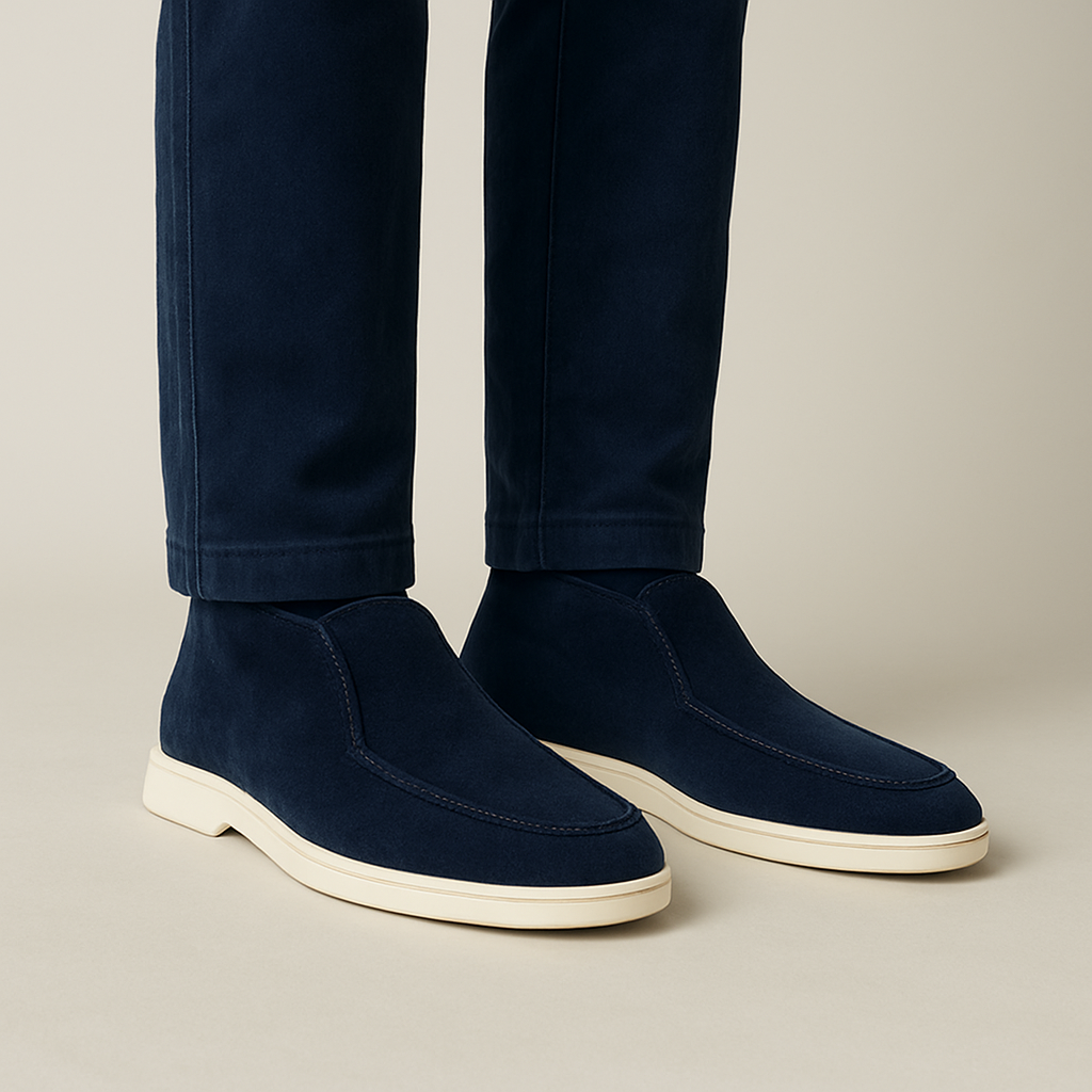 Marco Bellini | Eenvoudige Lage Sneakers van Premium Leer