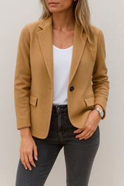 Giulia Ravelli | Luxe Wolmix Damesjas met Tijdloze Elegantie