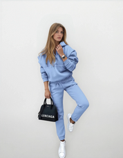 Chiara Bonelli| Luxe katoenen trainingspak met capuchon