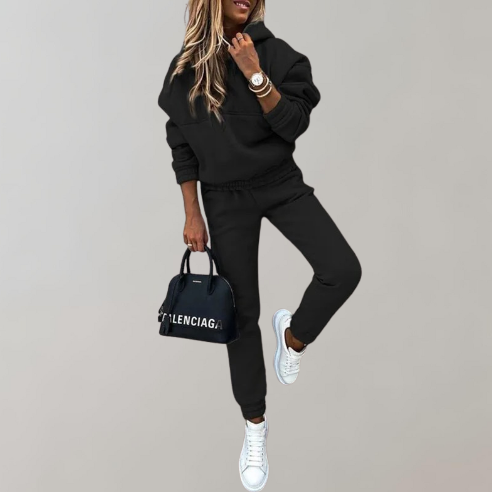 Chiara Bonelli| Luxe katoenen trainingspak met capuchon