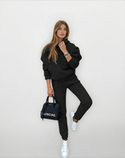 Chiara Bonelli| Luxe katoenen trainingspak met capuchon