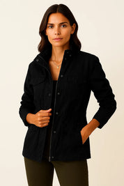 Claudia Lichtgewicht Jas Dames – Stijlvolle Halflange Tussenjas met Comfortabele Pasvorm