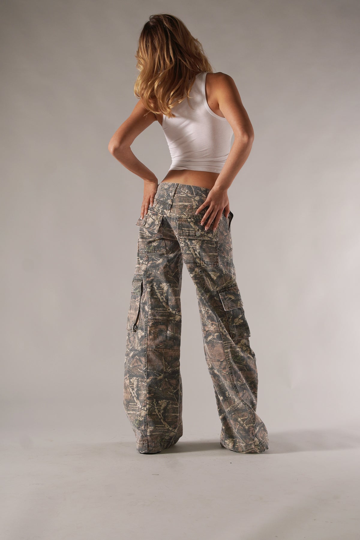 Giulia Cargo | Camo Cargo Broek voor Dames met Stoere Print en Praktische Zakken
